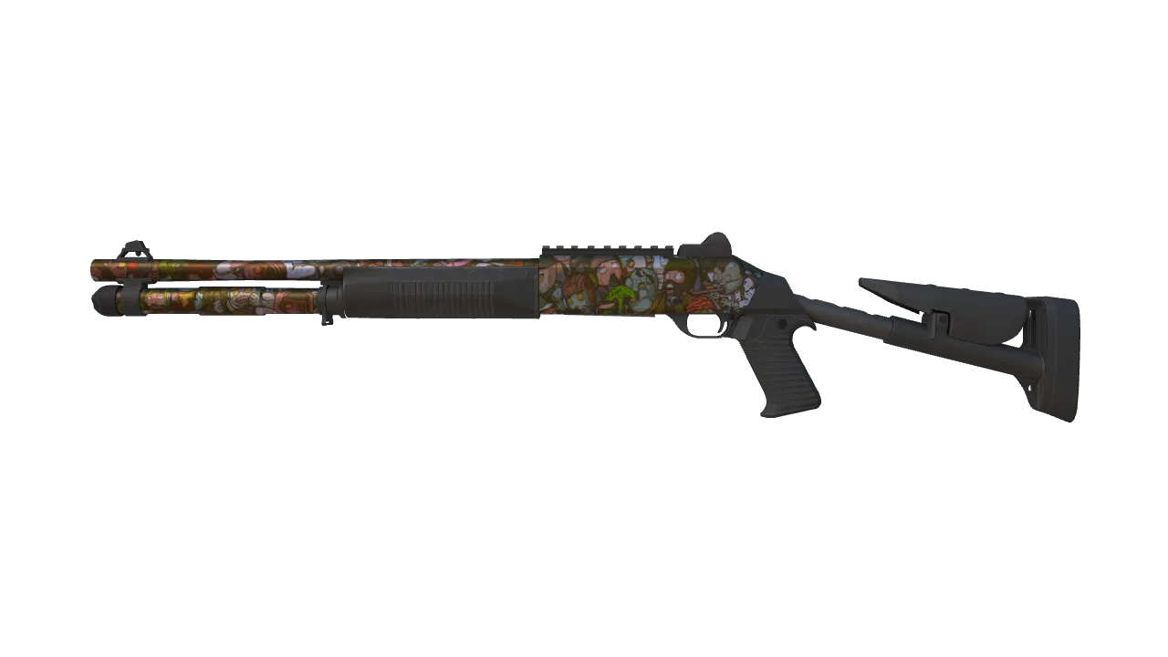XM1014 | Zombie Offensive (Factory New) — Dust II light, front