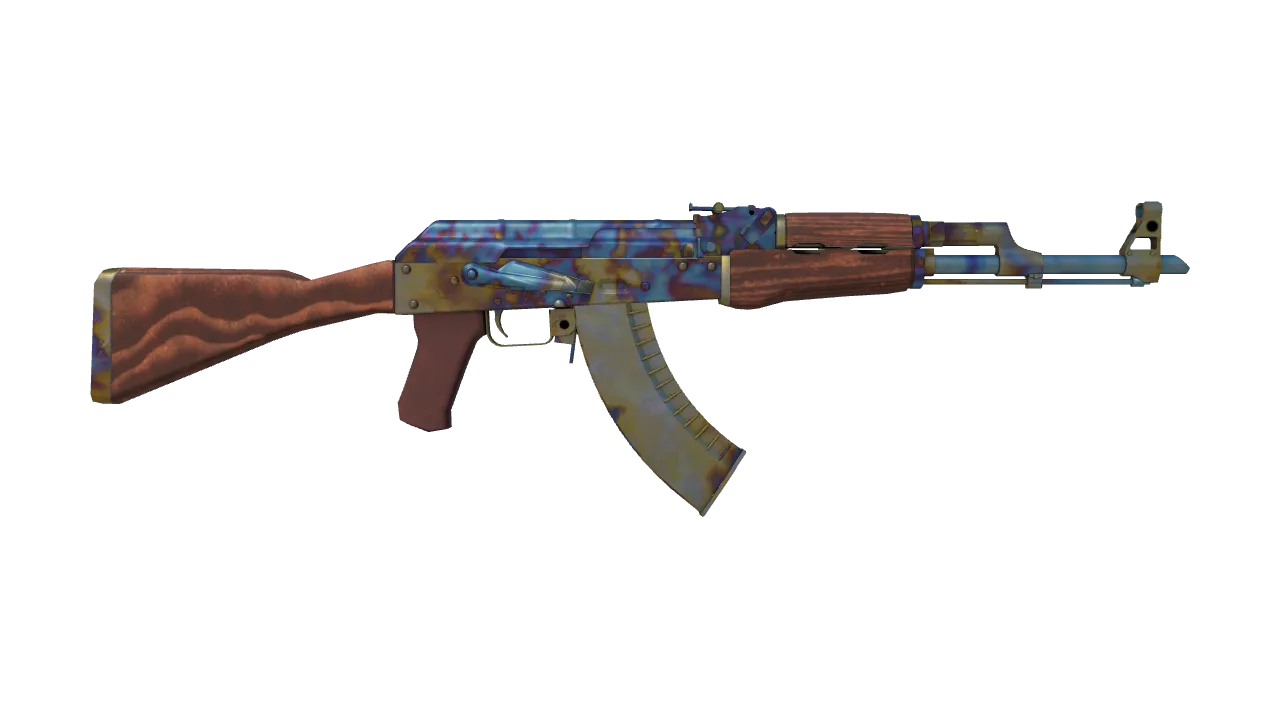 AK-47 | Case Hardened seed #122, back