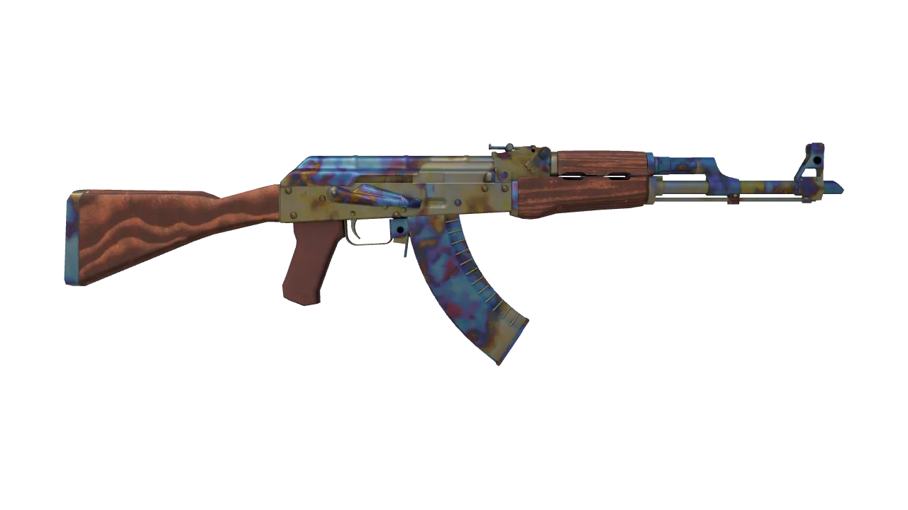 AK-47 | Case Hardened seed #205, back