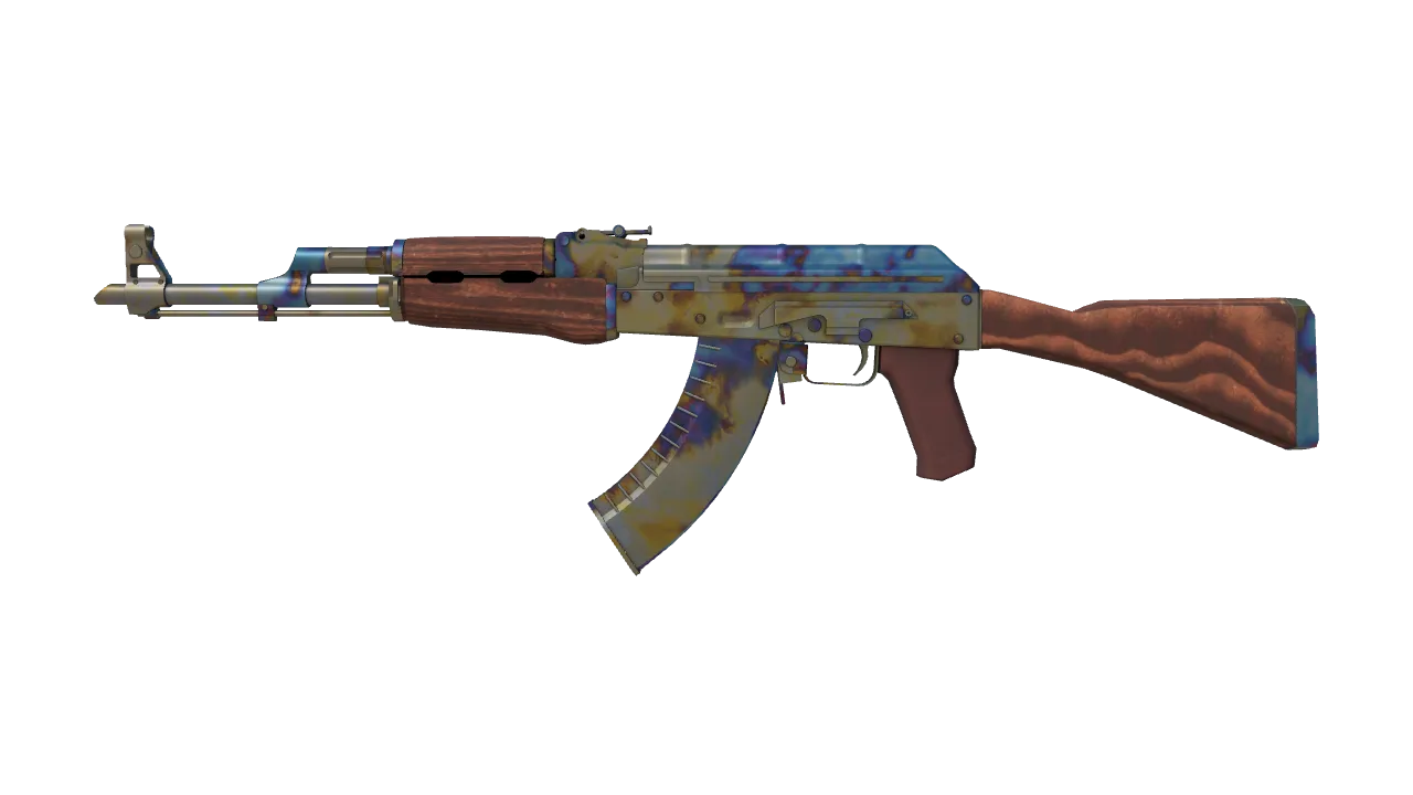 AK-47 | Case Hardened seed #205, front