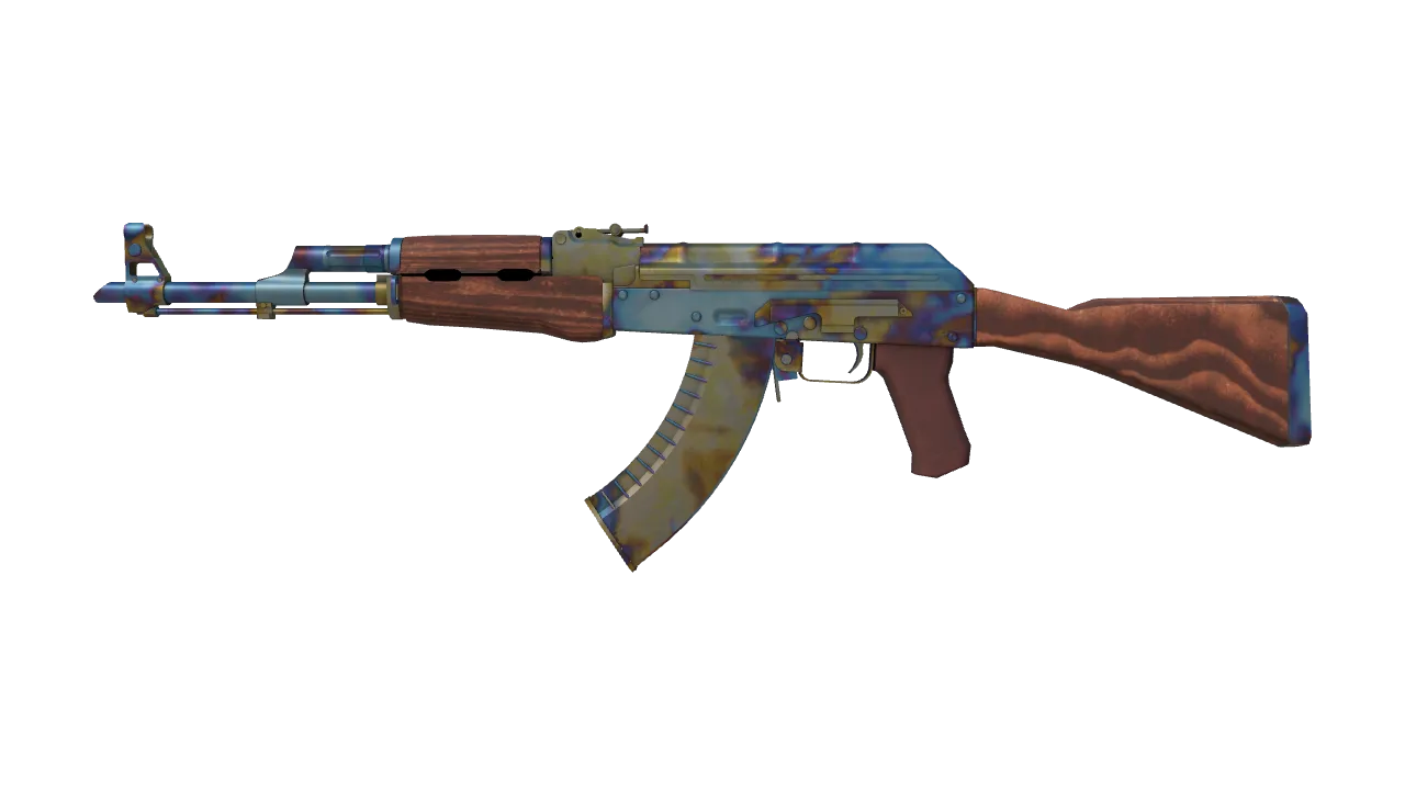 AK-47 | Case Hardened seed #256, front