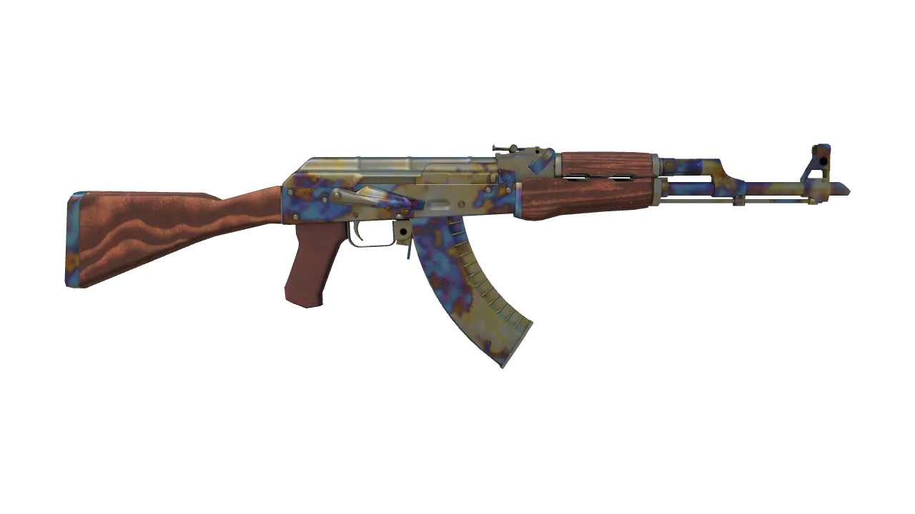 AK-47 | Case Hardened seed #296, back
