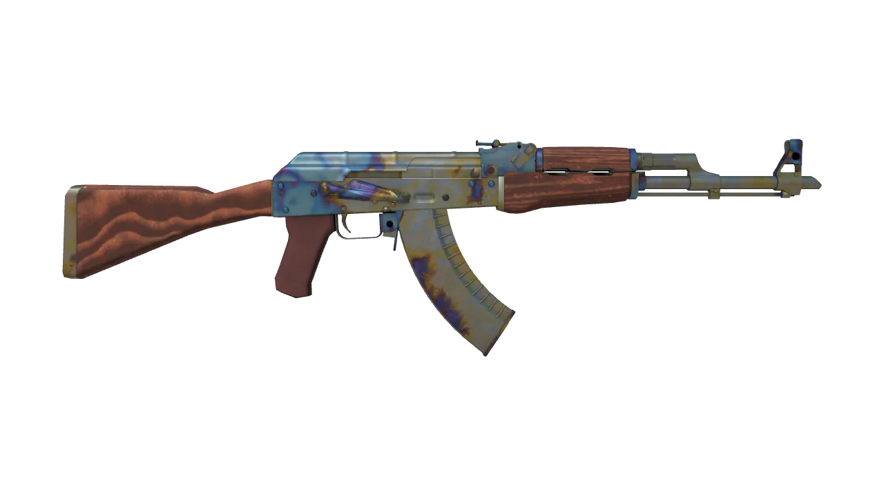 AK-47 | Case Hardened seed #322, back