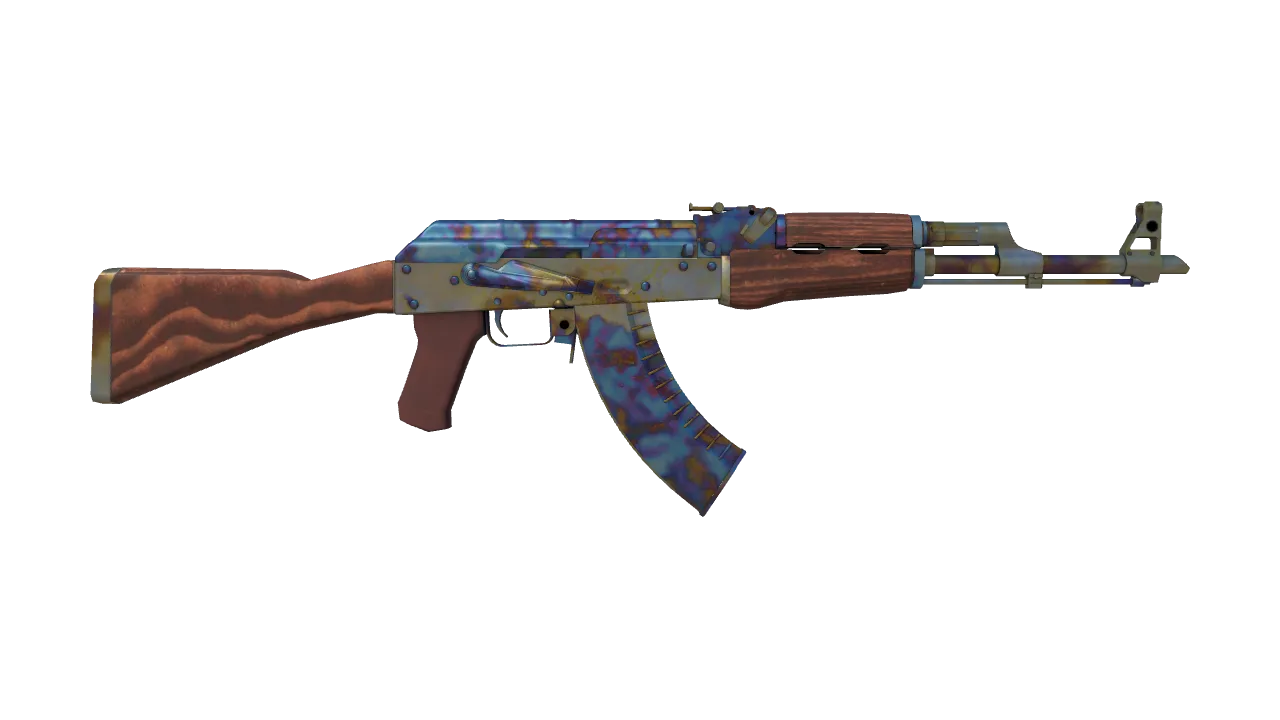 AK-47 | Case Hardened seed #323, back