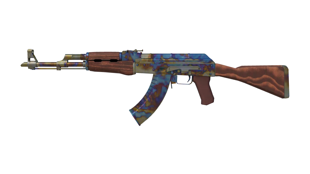 AK-47 | Case Hardened seed #323, front
