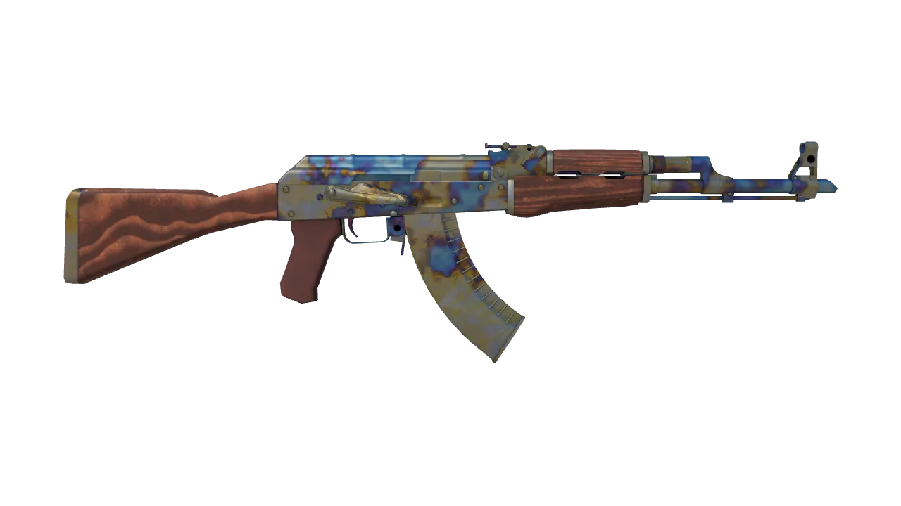 AK-47 | Case Hardened seed #344, back