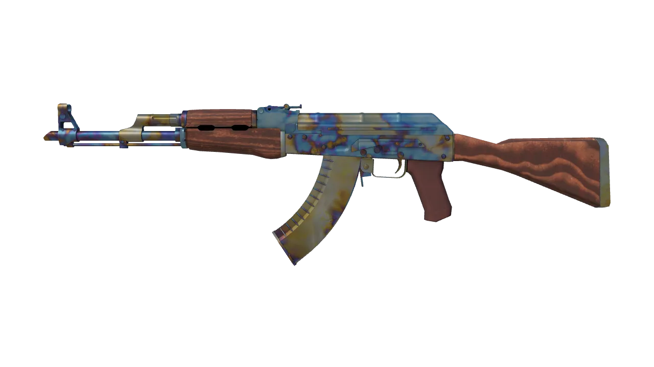 AK-47 | Case Hardened seed #375, front