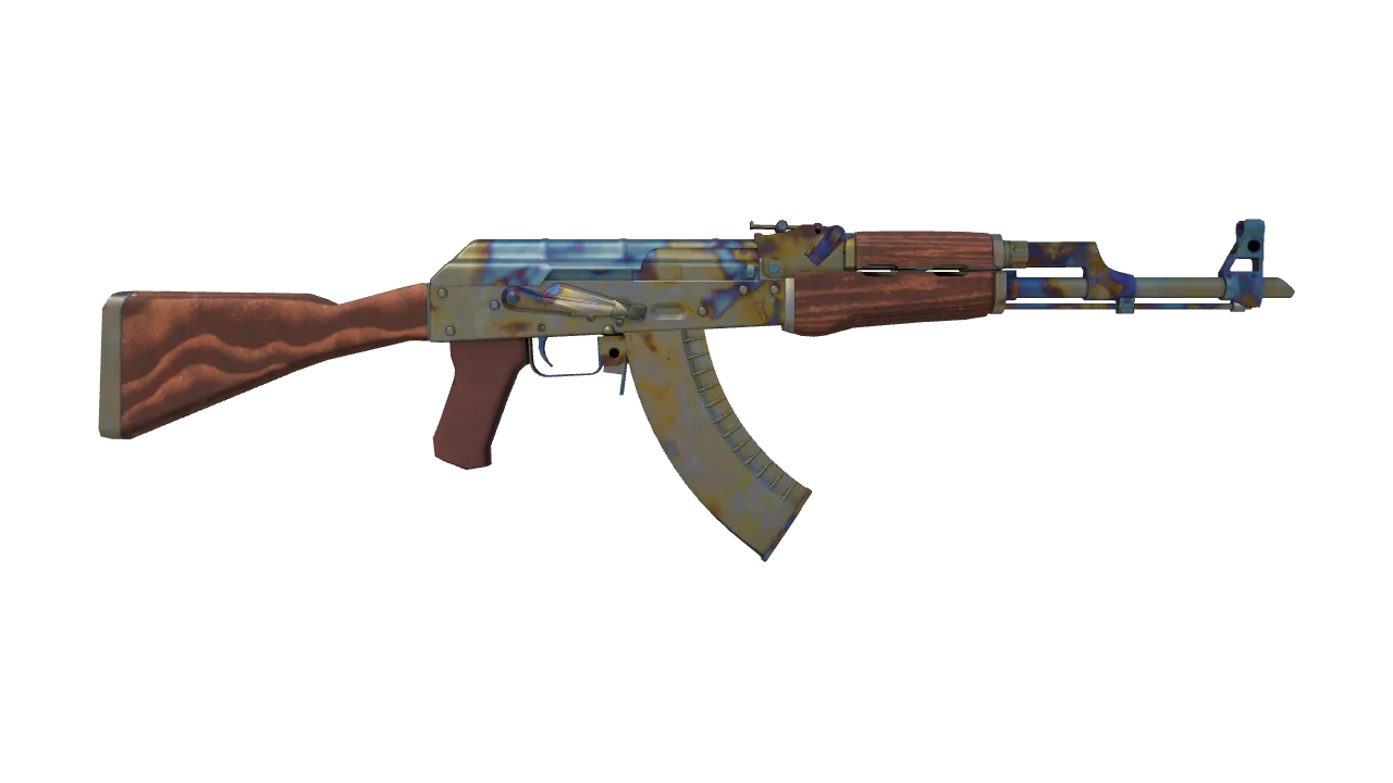 AK-47 | Case Hardened seed #381, back