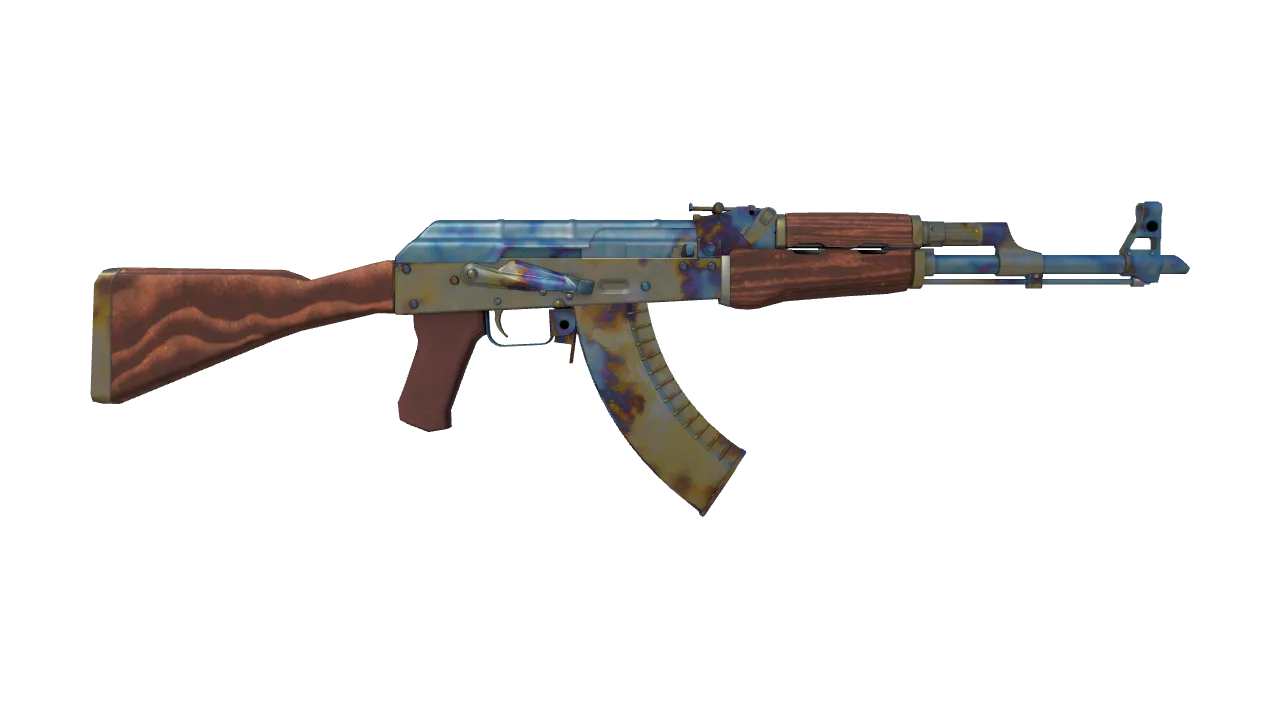 AK-47 | Case Hardened seed #387, back