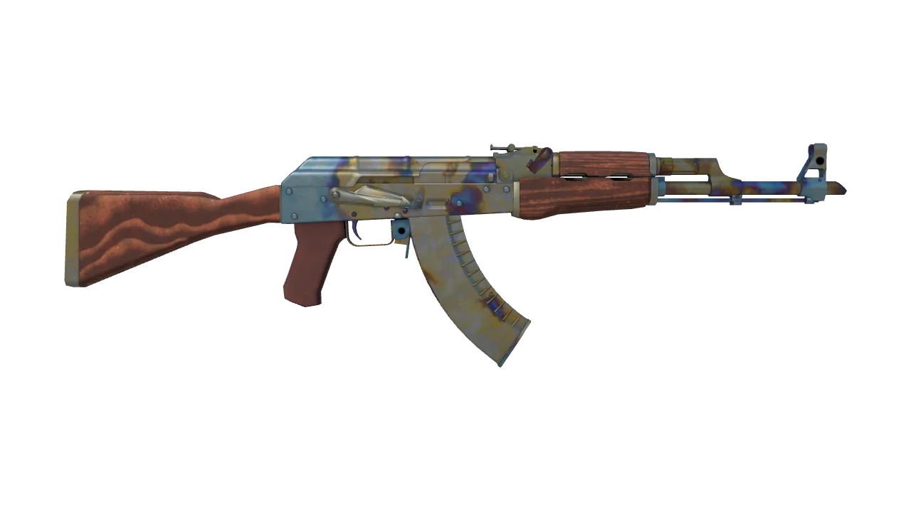 AK-47 | Case Hardened seed #407, back