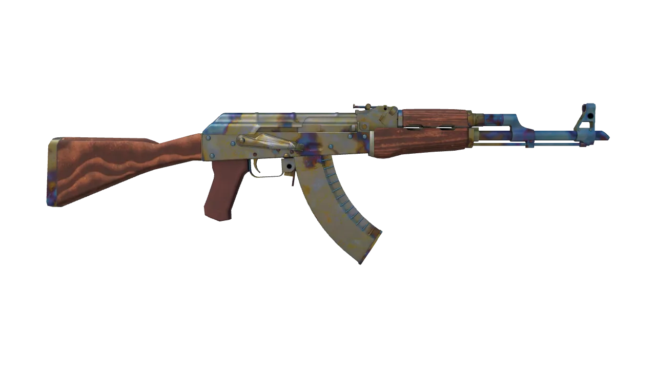 AK-47 | Case Hardened seed #418, back