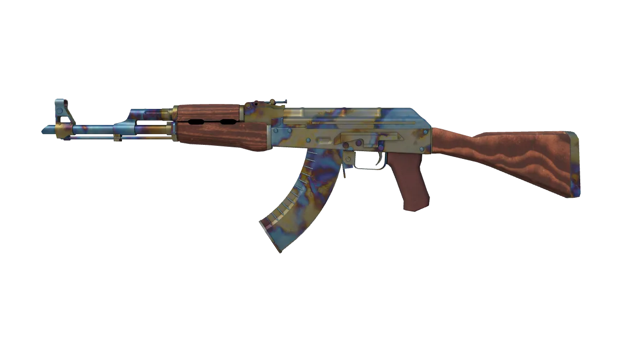 AK-47 | Case Hardened seed #418, front