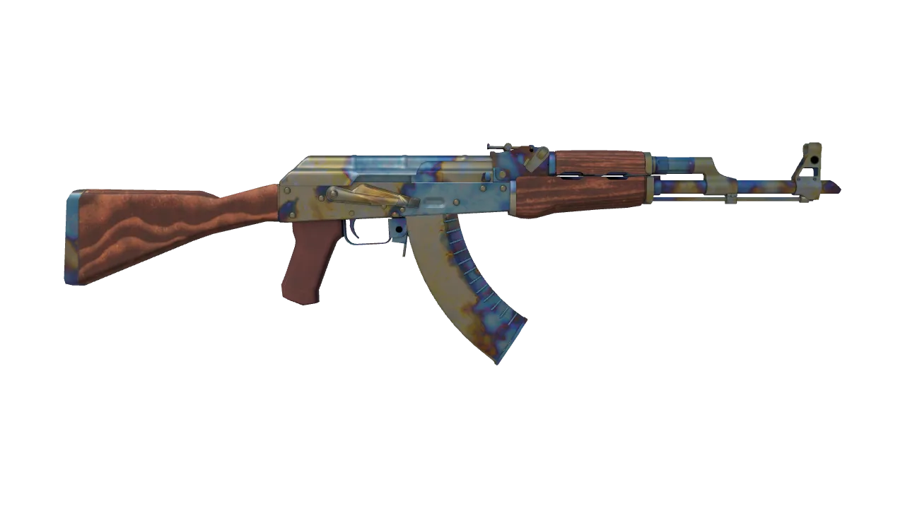 AK-47 | Case Hardened seed #447, back