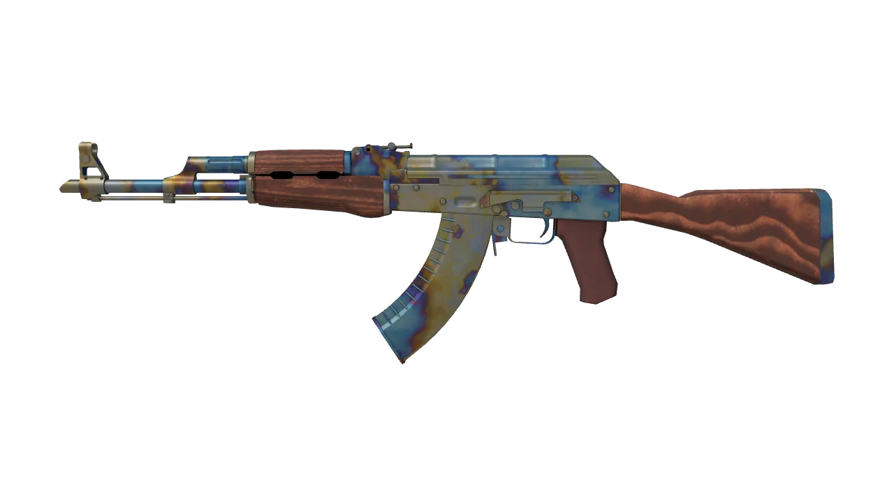 AK-47 | Case Hardened seed #447, front