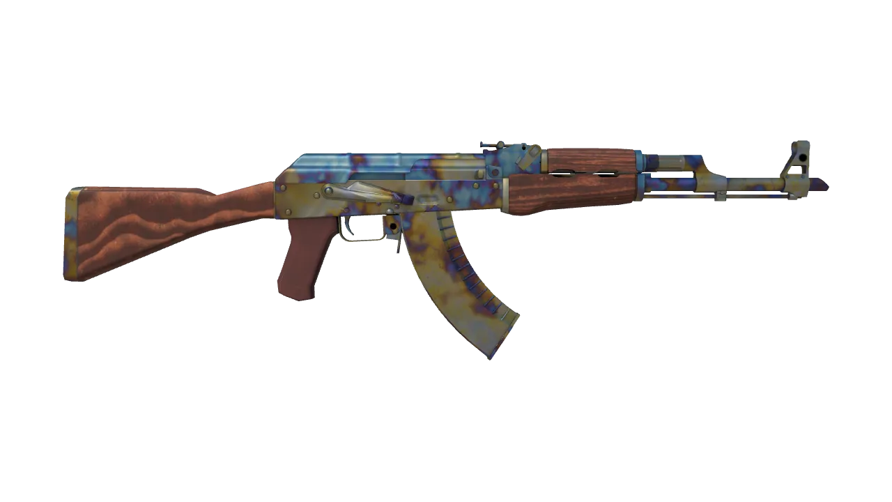 AK-47 | Case Hardened seed #450, back