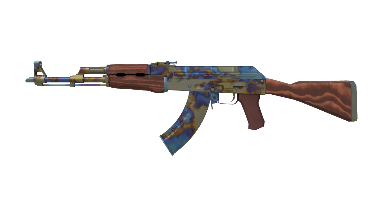 AK-47 | Case Hardened seed #458, front