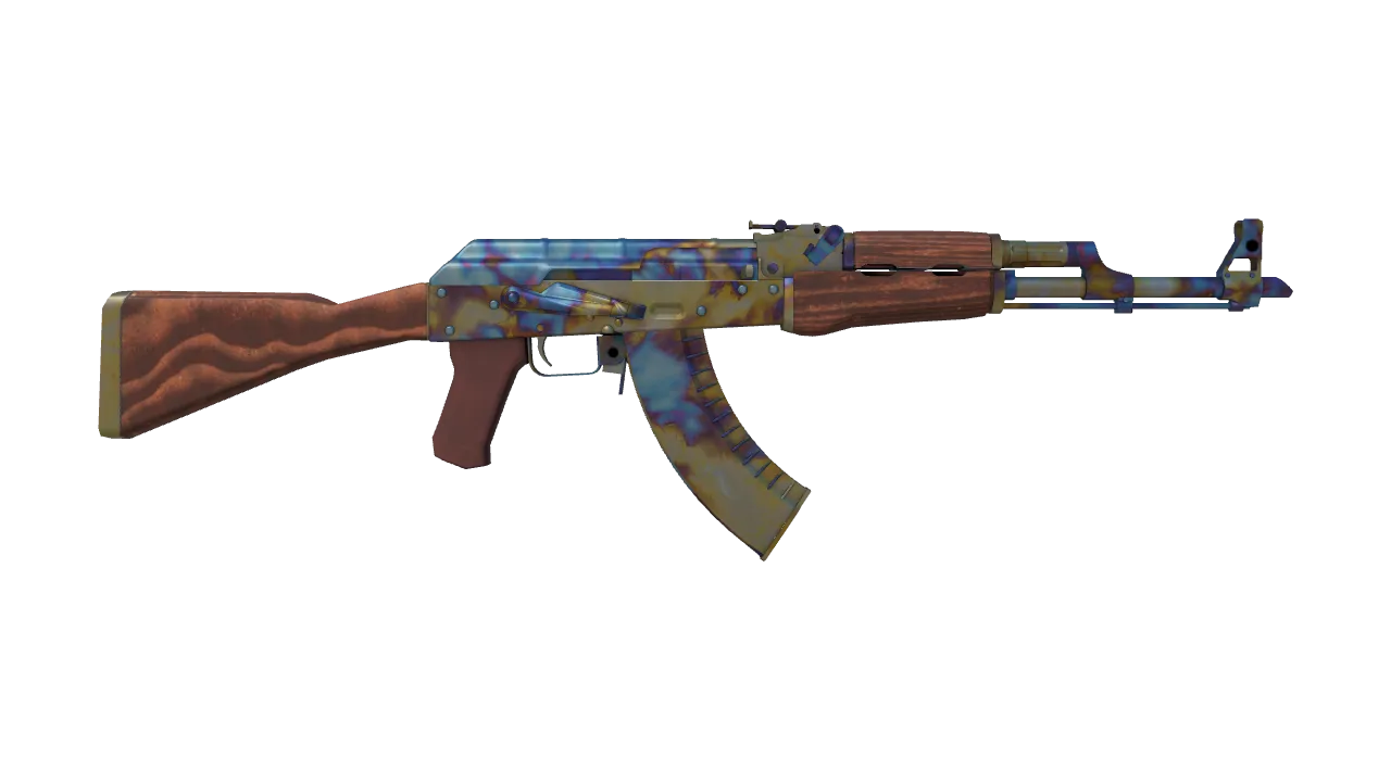AK-47 | Case Hardened seed #463, back