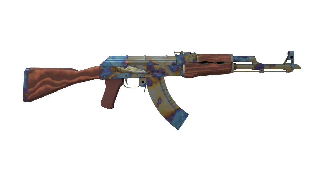 AK-47 | Case Hardened seed #522, back