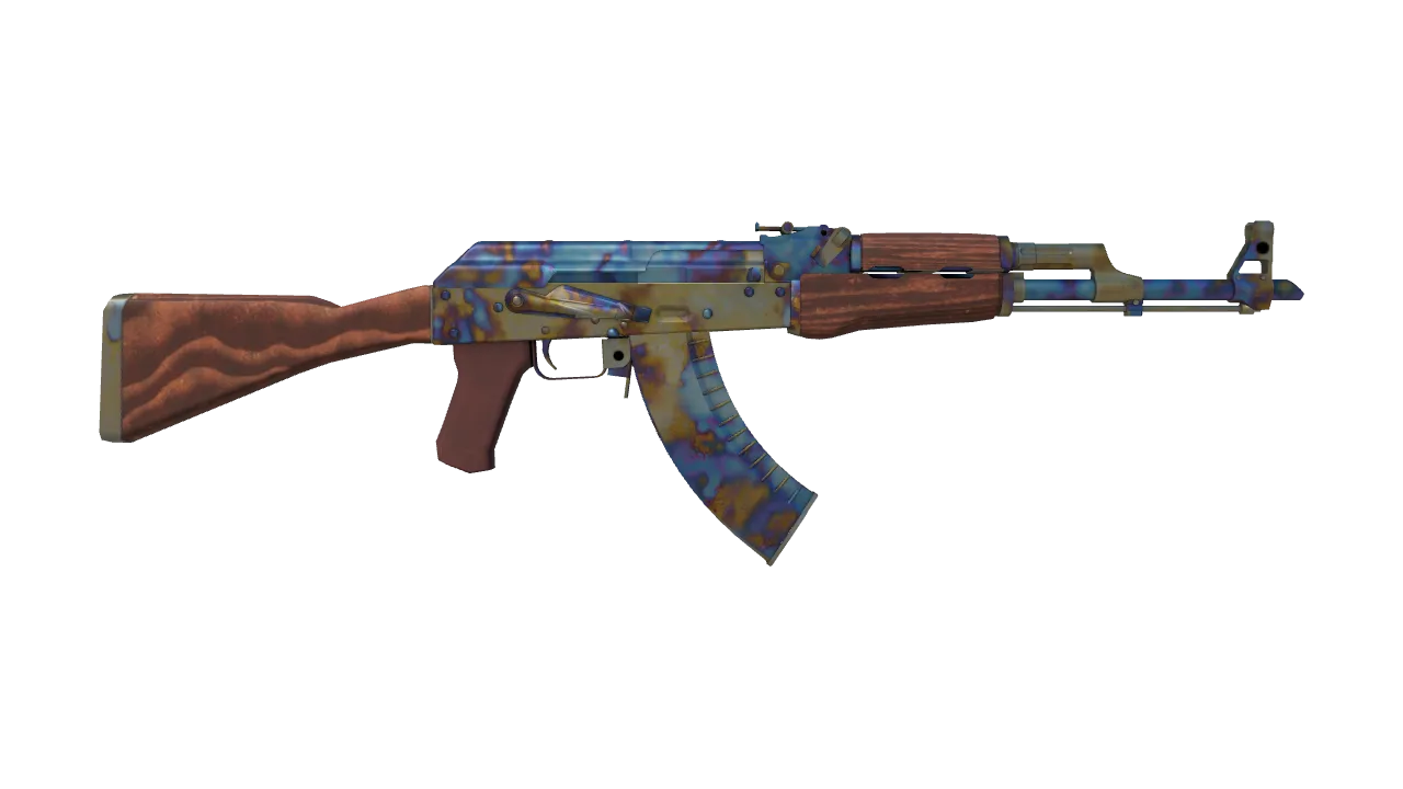 AK-47 | Case Hardened seed #571, back