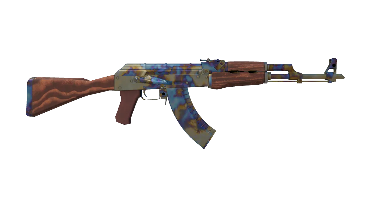 AK-47 | Case Hardened seed #586, back