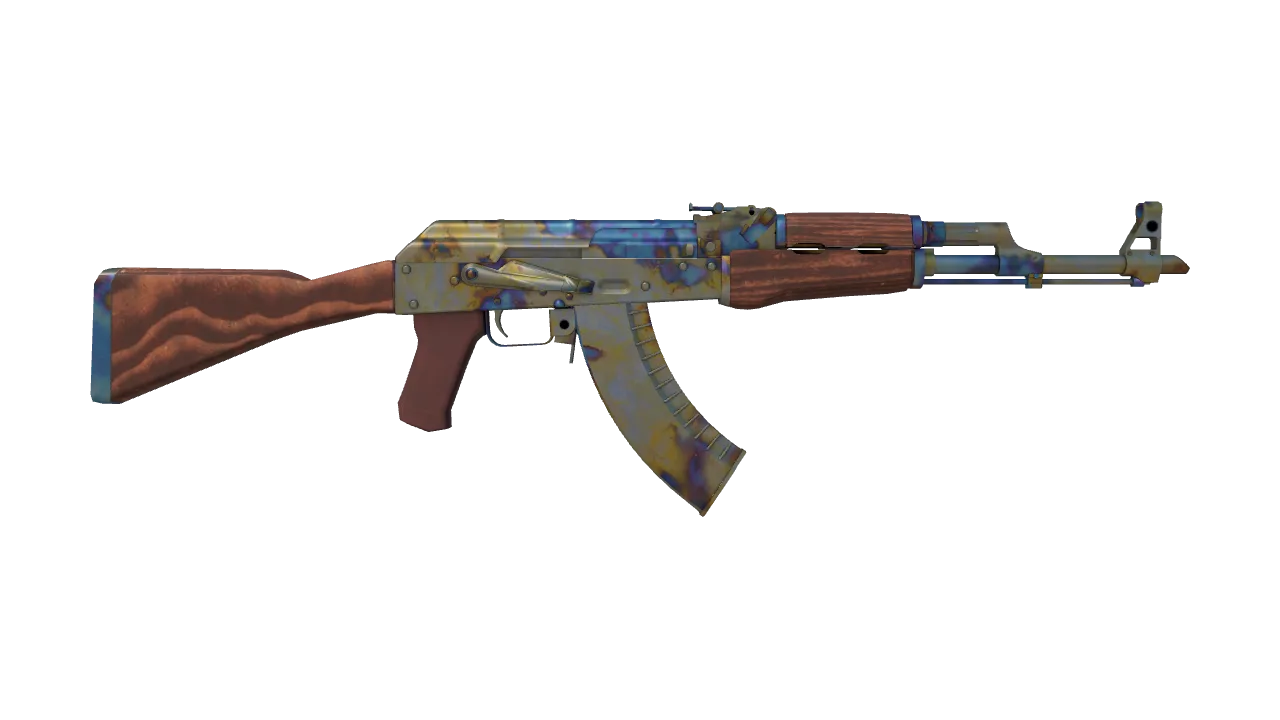 AK-47 | Case Hardened seed #610, back