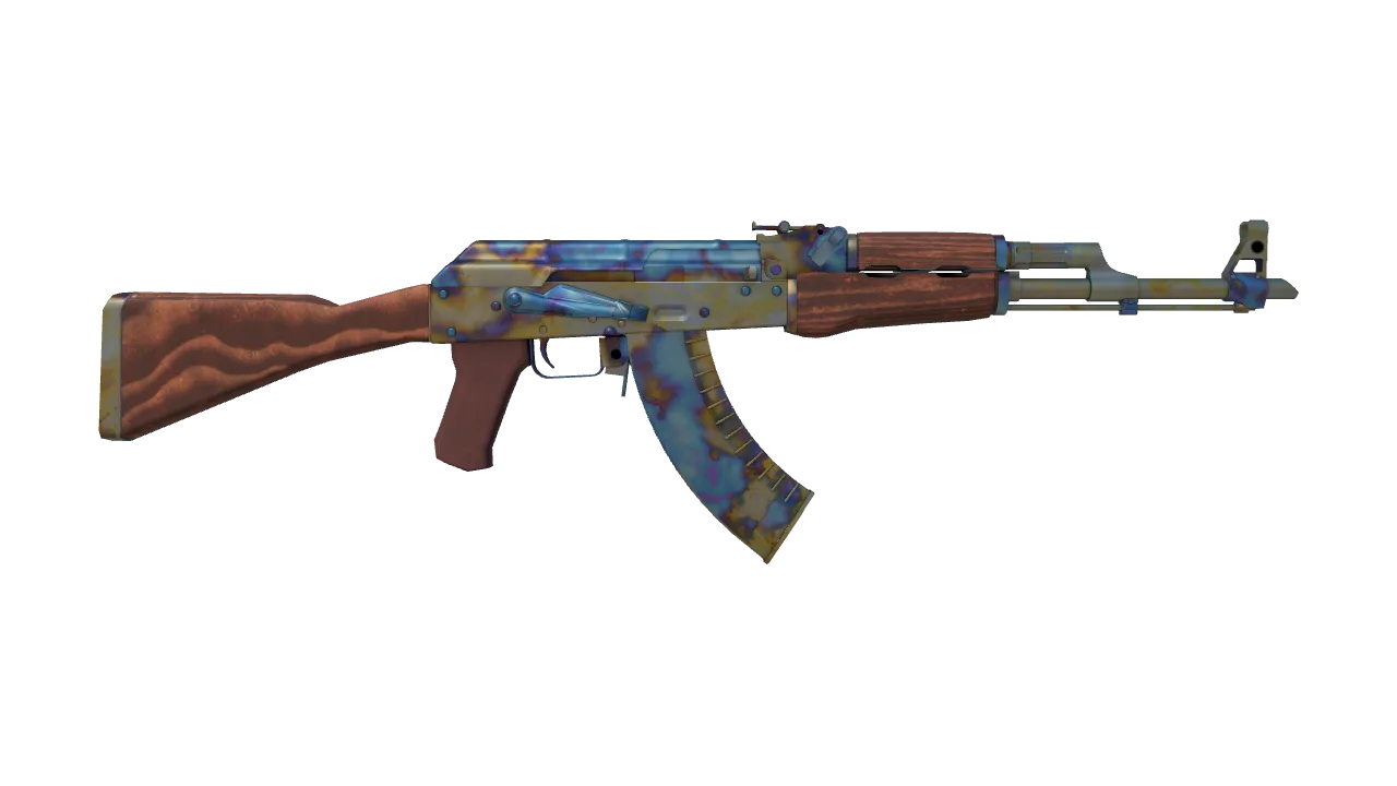 AK-47 | Case Hardened seed #617, back