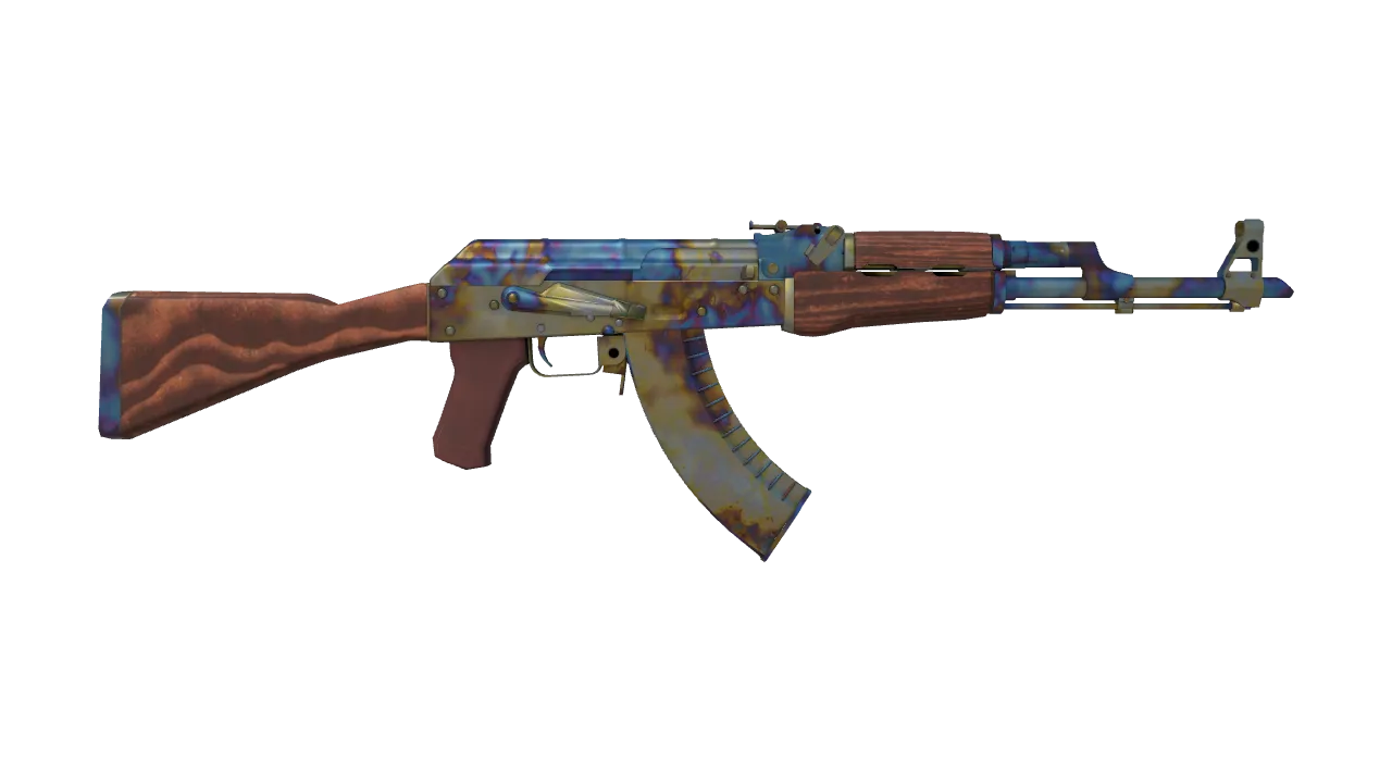 AK-47 | Case Hardened seed #627, back