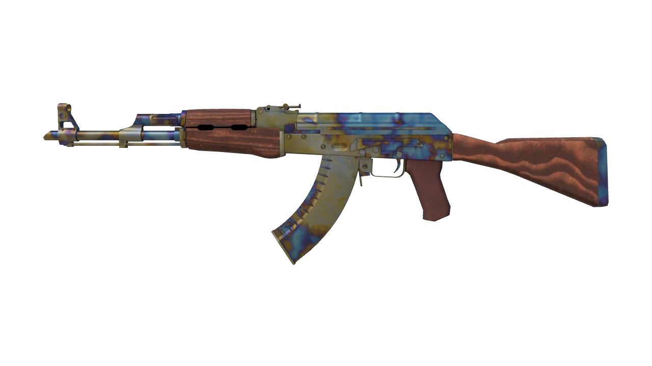 AK-47 | Case Hardened seed #627, front