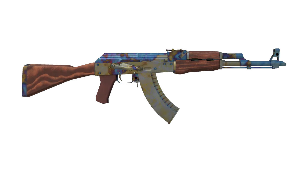 AK-47 | Case Hardened seed #647, back
