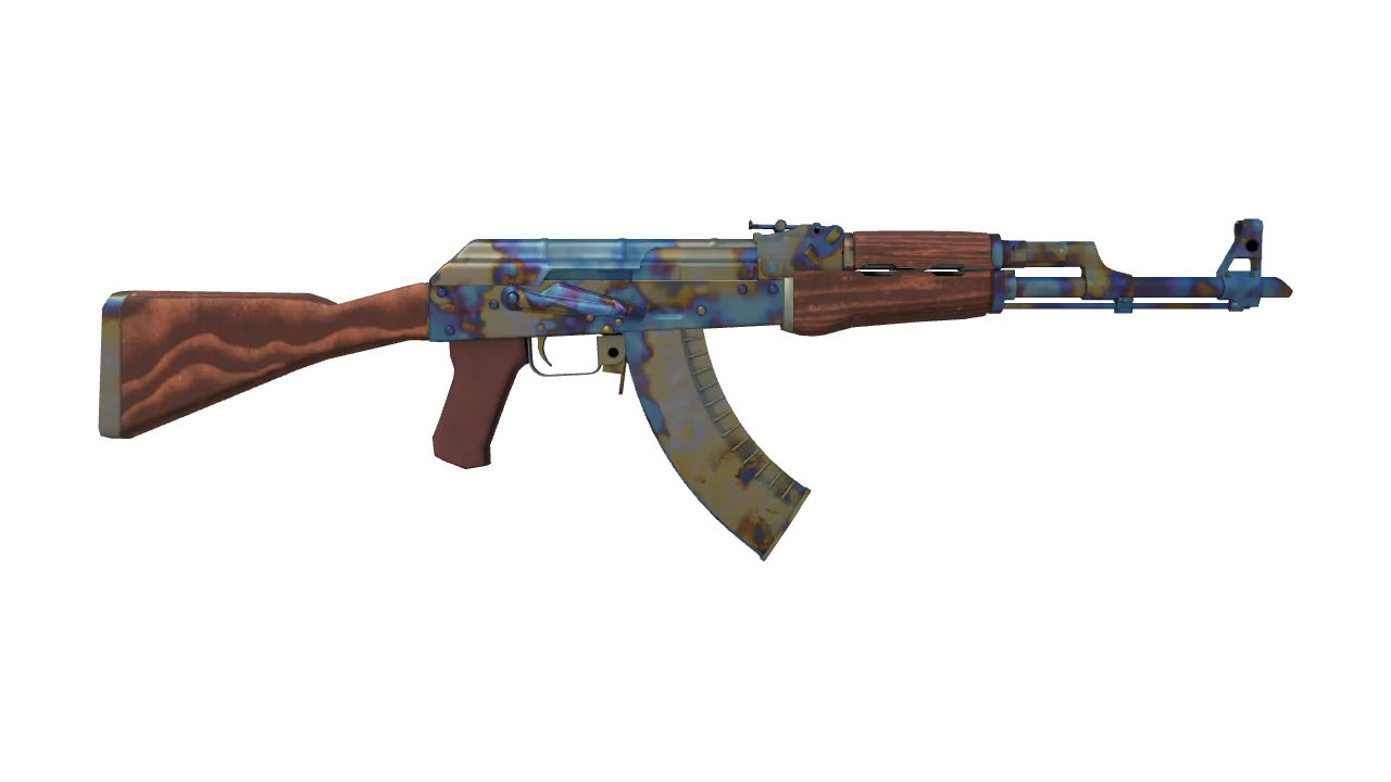 AK-47 | Case Hardened seed #648, back