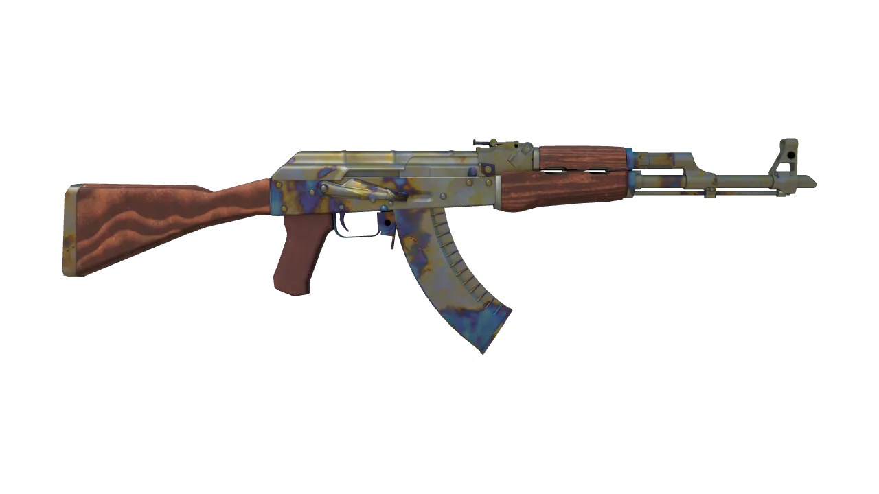 AK-47 | Case Hardened seed #65, back