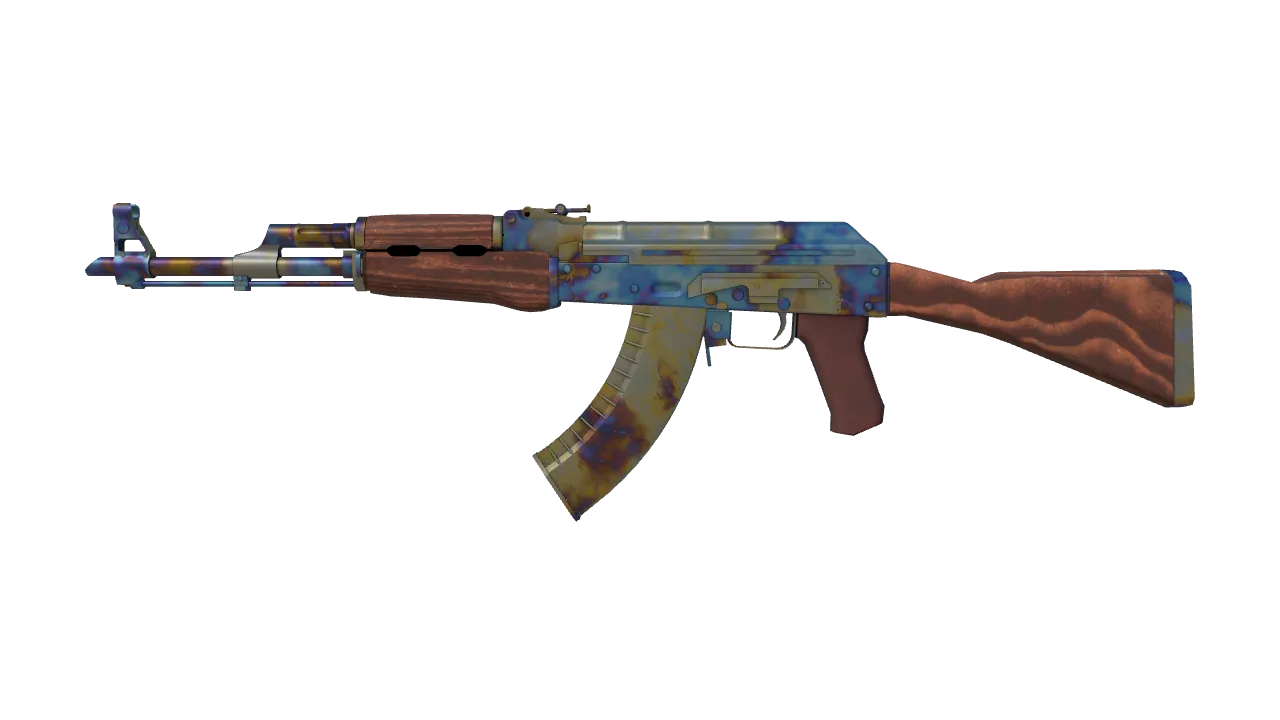 AK-47 | Case Hardened seed #664, front