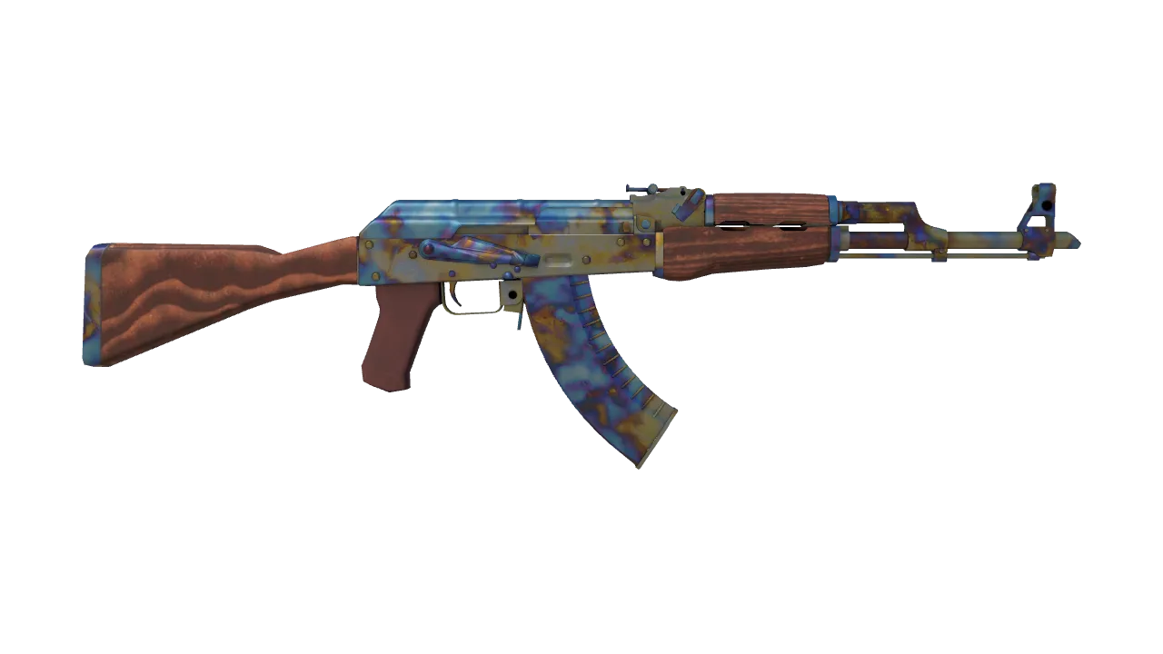 AK-47 | Case Hardened seed #670, back