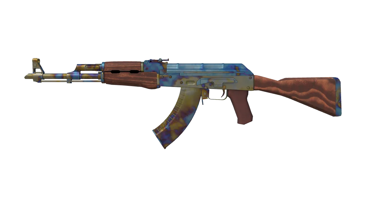 AK-47 | Case Hardened seed #670, front