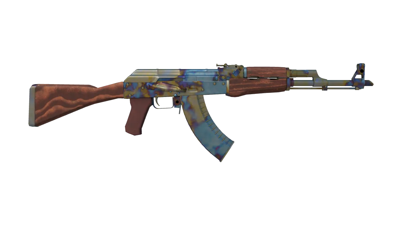 AK-47 | Case Hardened seed #681, back