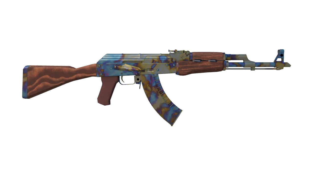 AK-47 | Case Hardened seed #694, back
