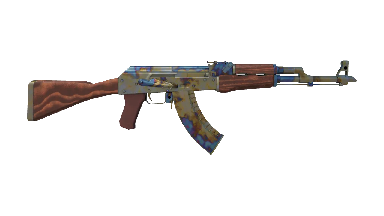 AK-47 | Case Hardened seed #695, back