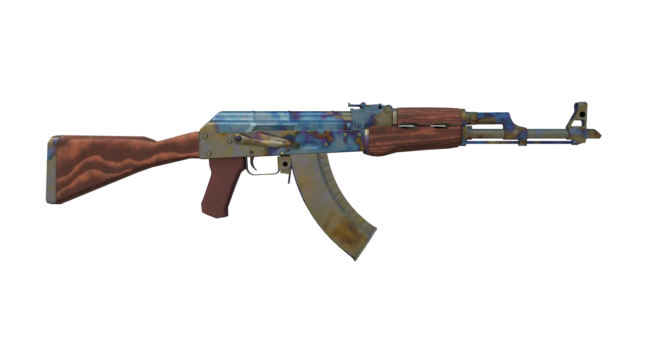 AK-47 | Case Hardened seed #698, back