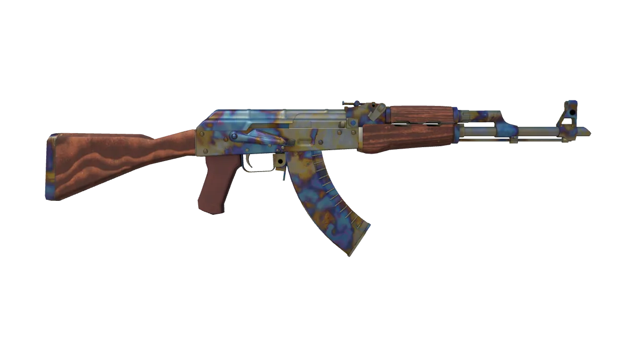 AK-47 | Case Hardened seed #708, back