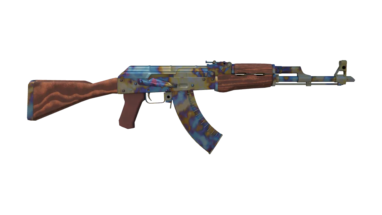 AK-47 | Case Hardened seed #711, back