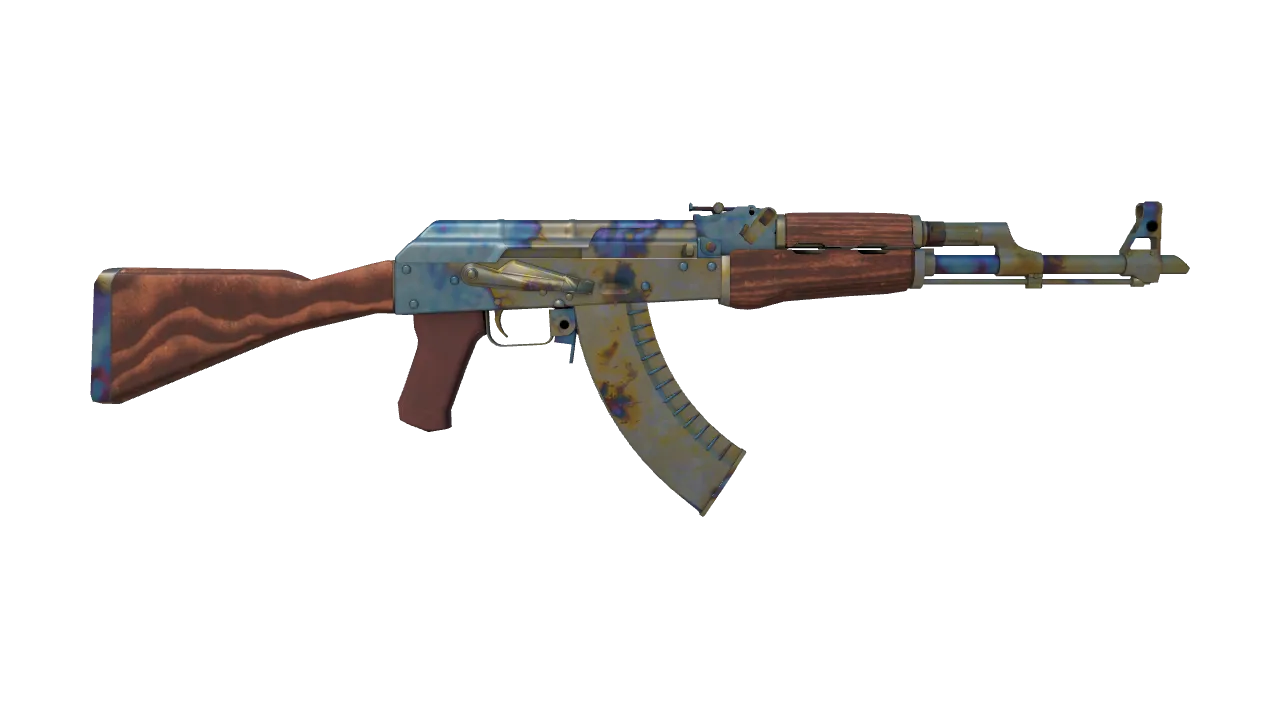 AK-47 | Case Hardened seed #713, back