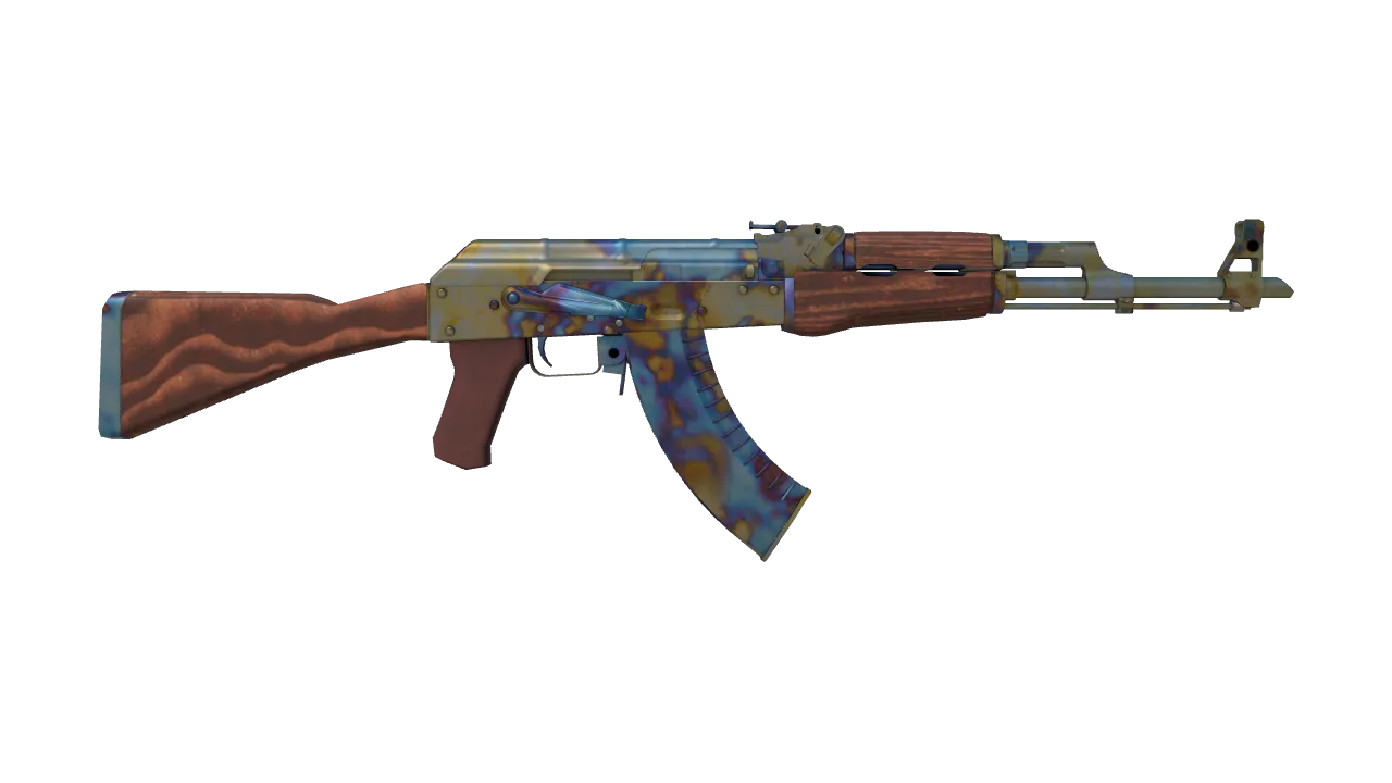AK-47 | Case Hardened seed #715, back