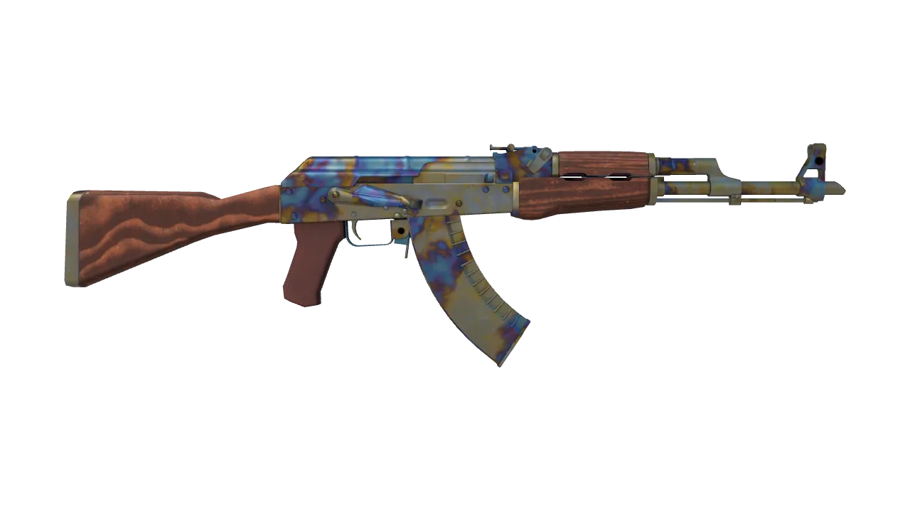 AK-47 | Case Hardened seed #724, back