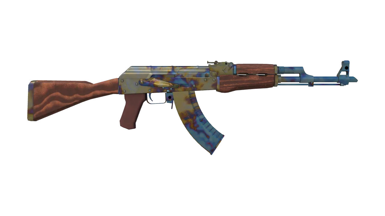 AK-47 | Case Hardened seed #733, back