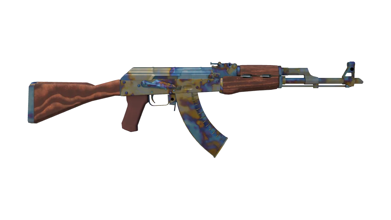 AK-47 | Case Hardened seed #750, back