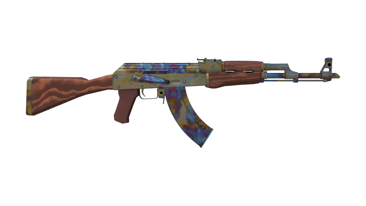 AK-47 | Case Hardened seed #752, back