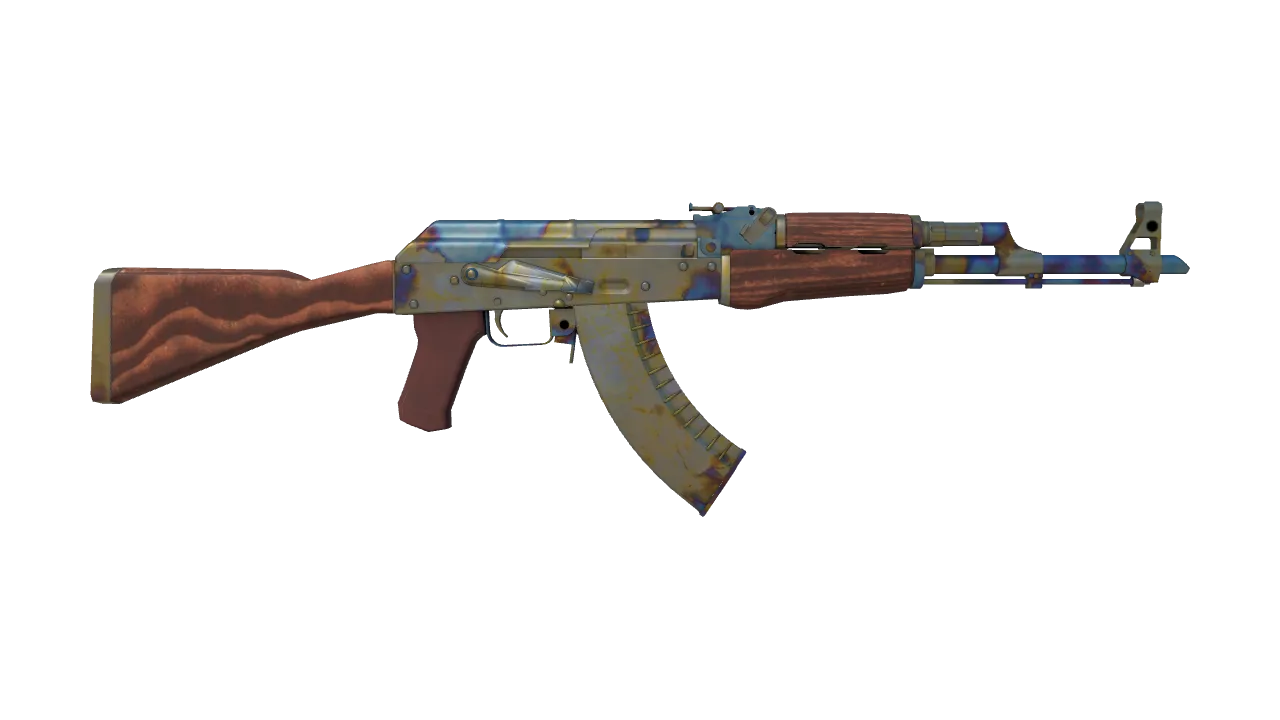 AK-47 | Case Hardened seed #775, back