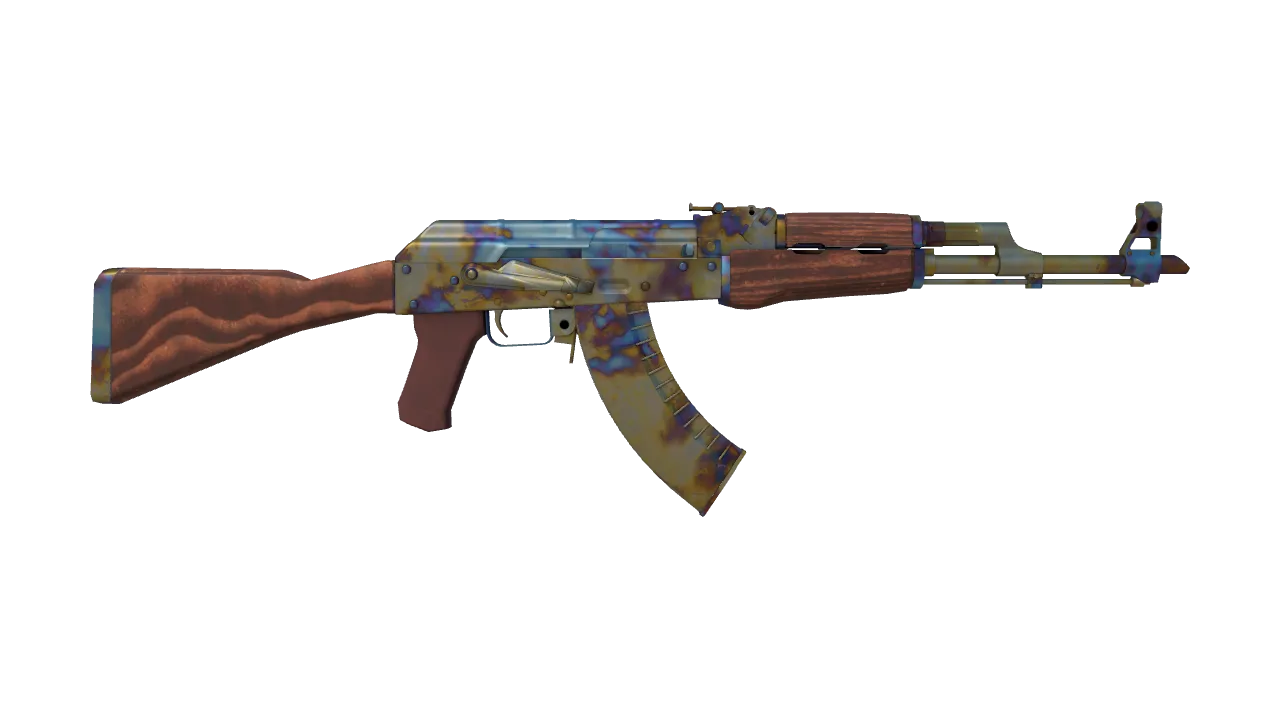 AK-47 | Case Hardened seed #791, back