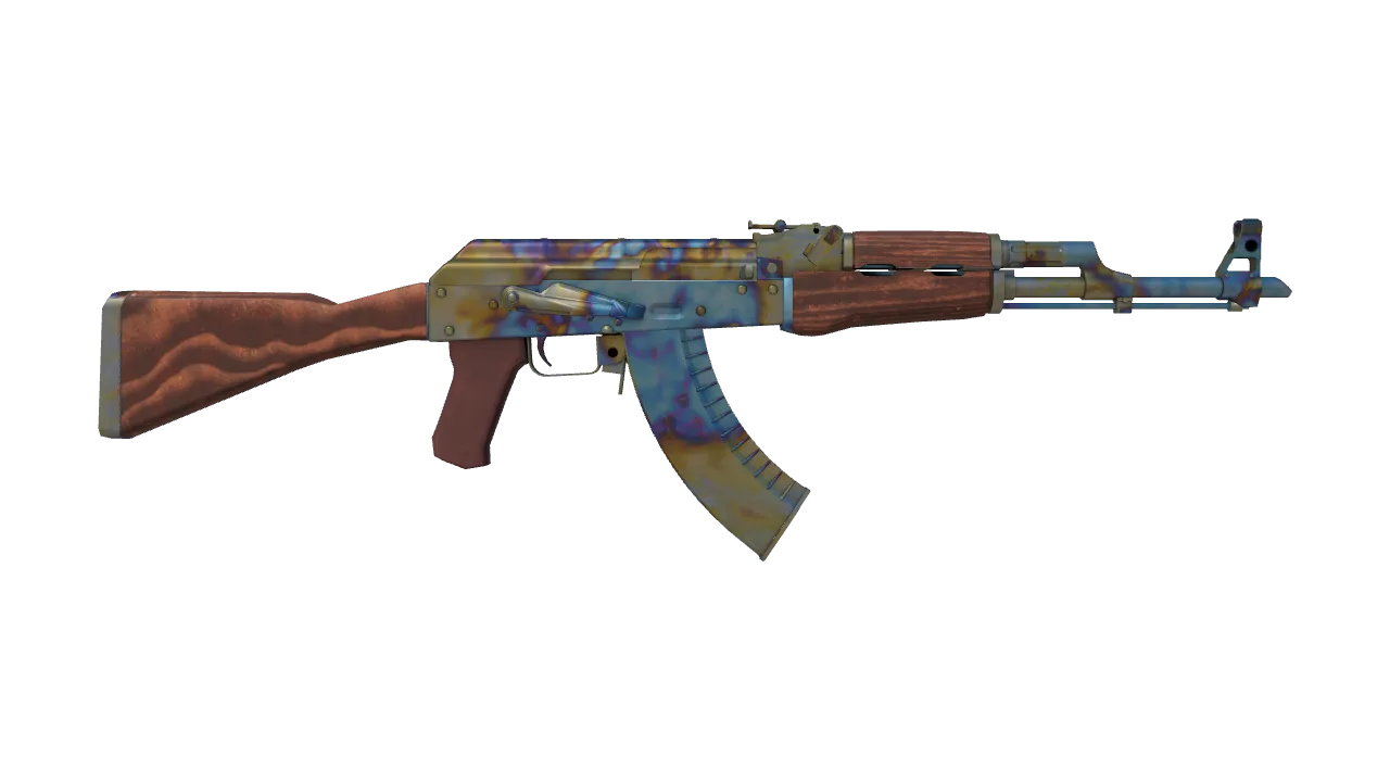 AK-47 | Case Hardened seed #819, back