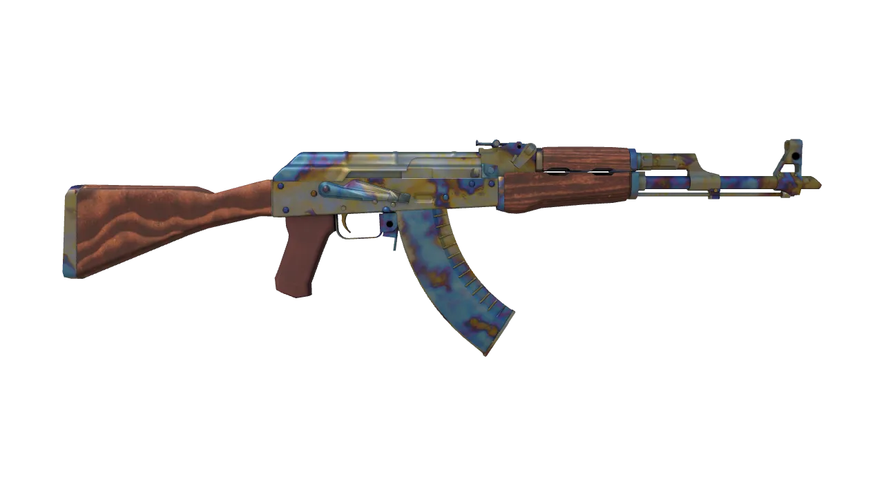 AK-47 | Case Hardened seed #842, back